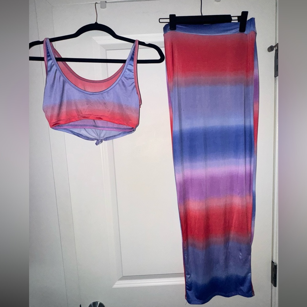 Ombré maxi set 😍💕💜